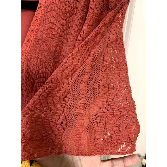 Rabbit Rabbit Rabbit Designs Coral Lace Dress Size 16 - Picture 5 of 6